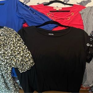 Michael Kors Lot 6 short sleeve tops XL